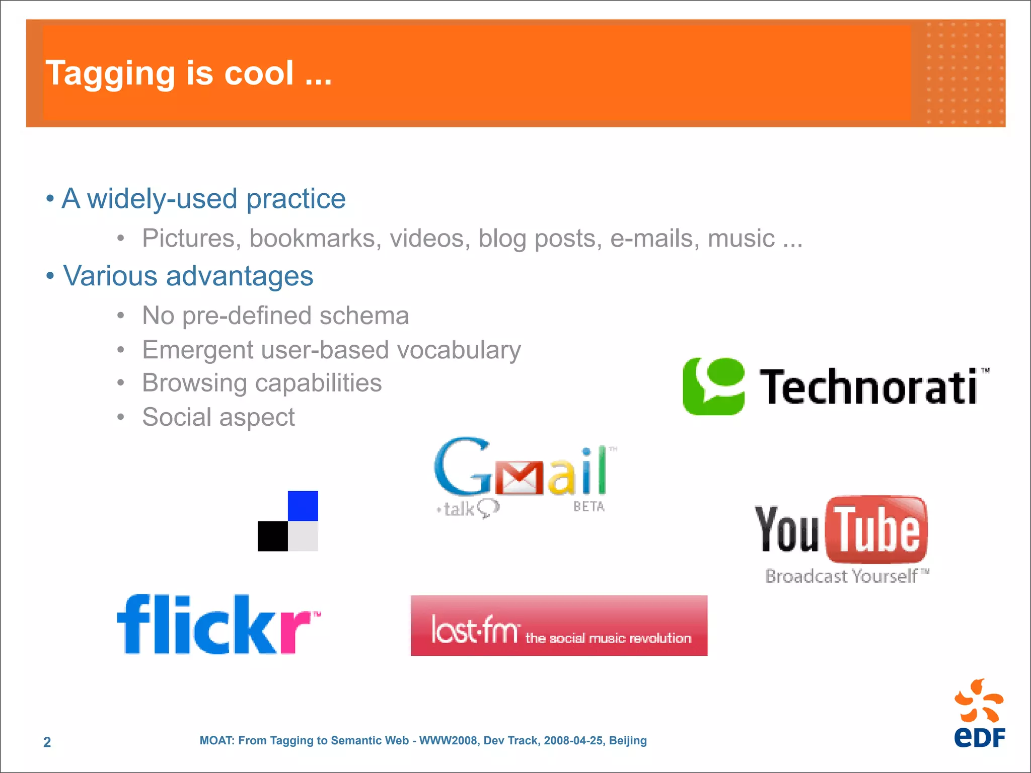 MOAT: From Tagging to Semantic Web