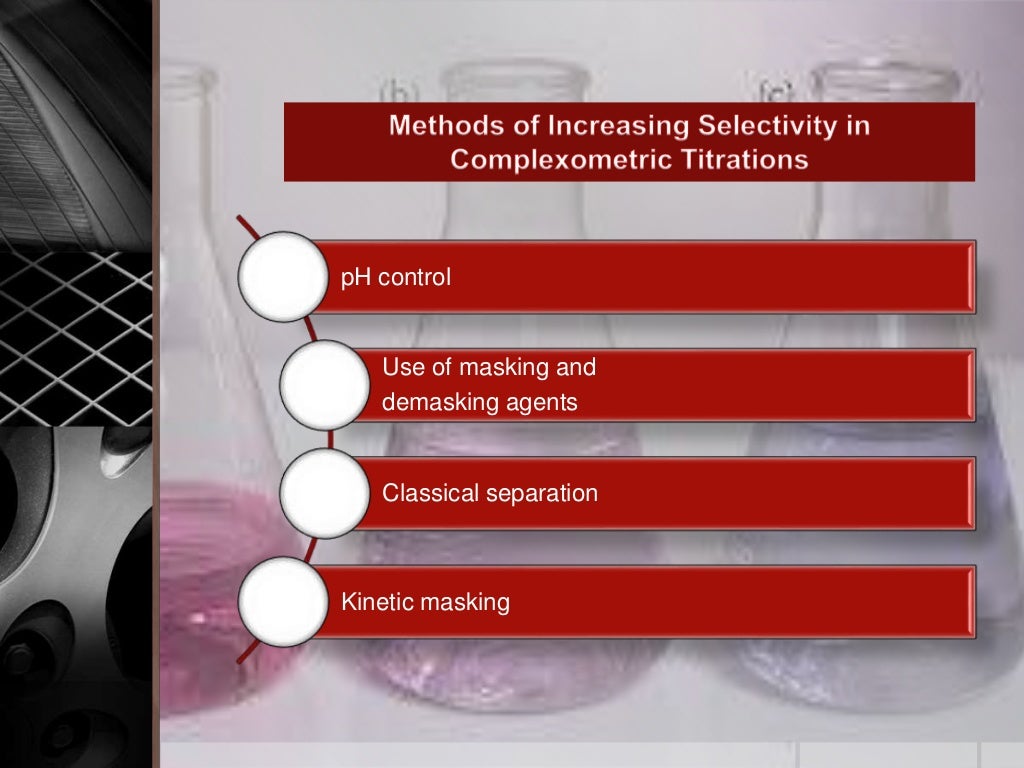 Complexometric titrations with EDTA
