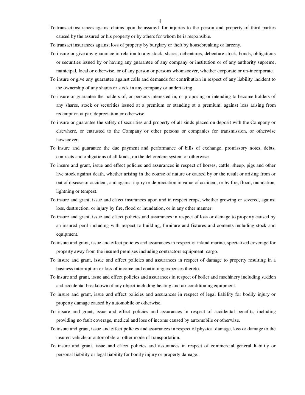 Format Of Main Object Clause of Various Types of Companies as Per Com…