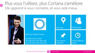 tech.days 2015#mstechdaysQuoi de neuf dans Windows 10 ?
 