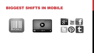 BIGGEST SHIFTS IN MOBILE
 