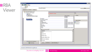 tech.days 2015#mstechdaysSécurité et ConfigMgr 2012 R2
 