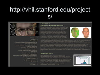 http://vhil.stanford.edu/projects/ 