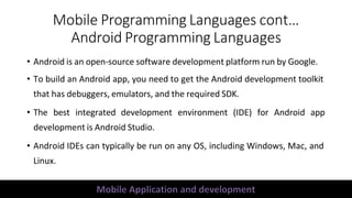 MobApp - Mobile Programming Languages.pdf