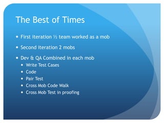 We help small businesses succeed.
Our Current Mob Environment
 