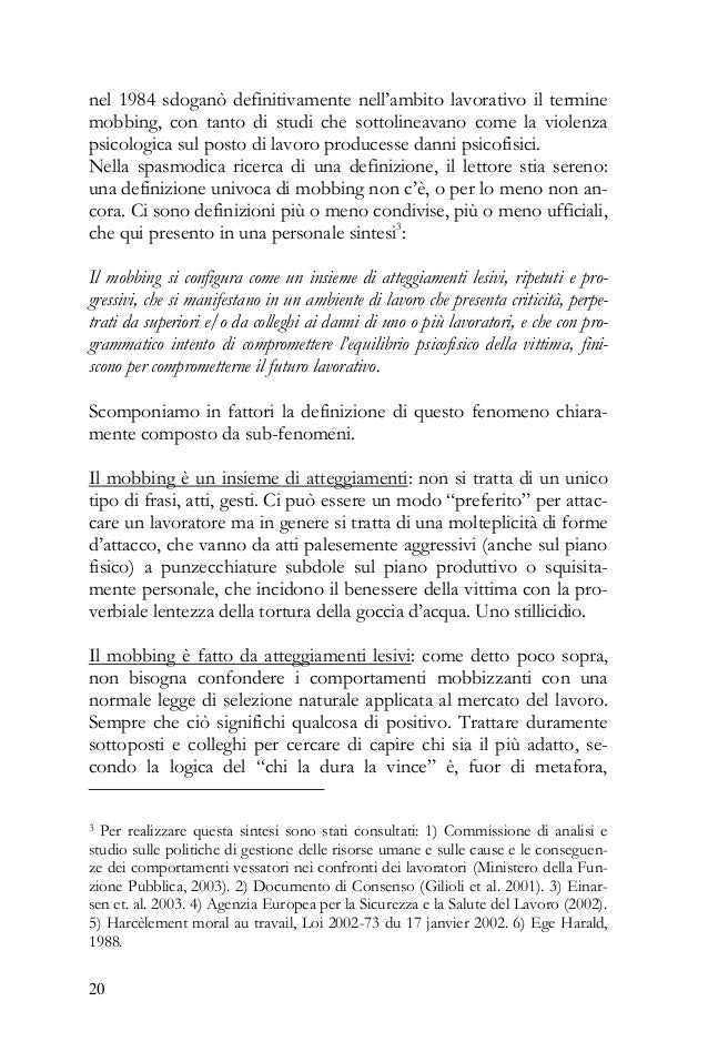 Mobbingologia E Un Passo Oltre