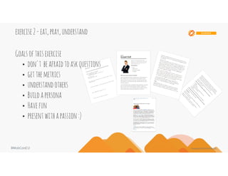 Mobcon 2016 UX/UI Workshop - From pixels to people