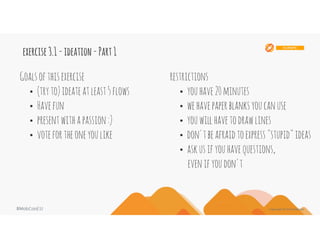 Mobcon 2016 UX/UI Workshop - From pixels to people