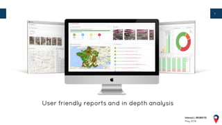 6
Interact | MOBEYE
May 2016
User friendly reports and in depth analysis
 
