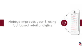 Mobeye improves your BI using
fact based retail analytics
 