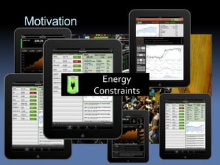 Motivation



               Energy
             Constraints
 