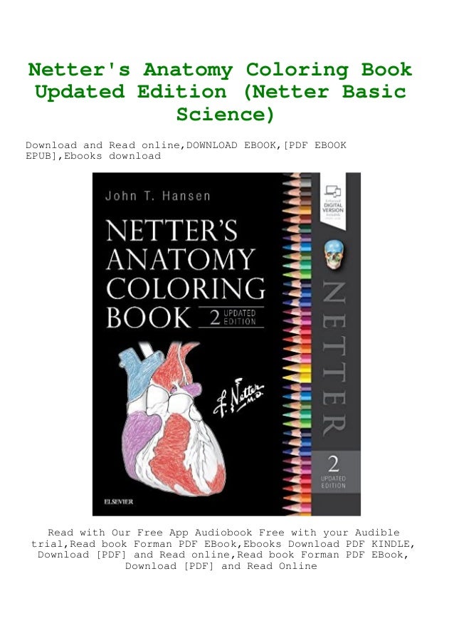 Download Mobiepub Netter S Anatomy Coloring Book Updated Edition Netter Bas