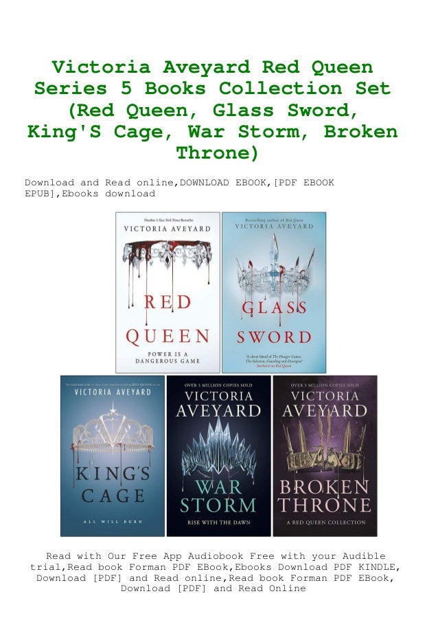 Mobiepub Victoria Aveyard Red Queen Series 5 Books Collection Set