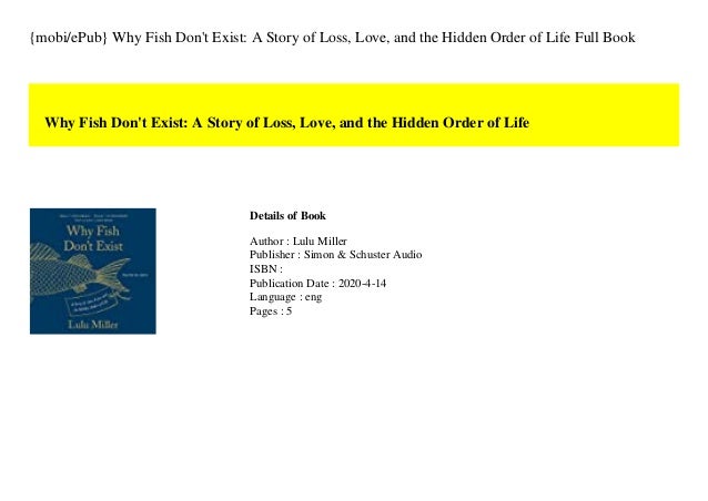 {mobiePub} Why Fish Don't Exist A Story of Loss Love and the Hidden Order of Life Full Book 2 mobiepub why fish dont exist a story of loss love and the hidden order of life full book 1 638