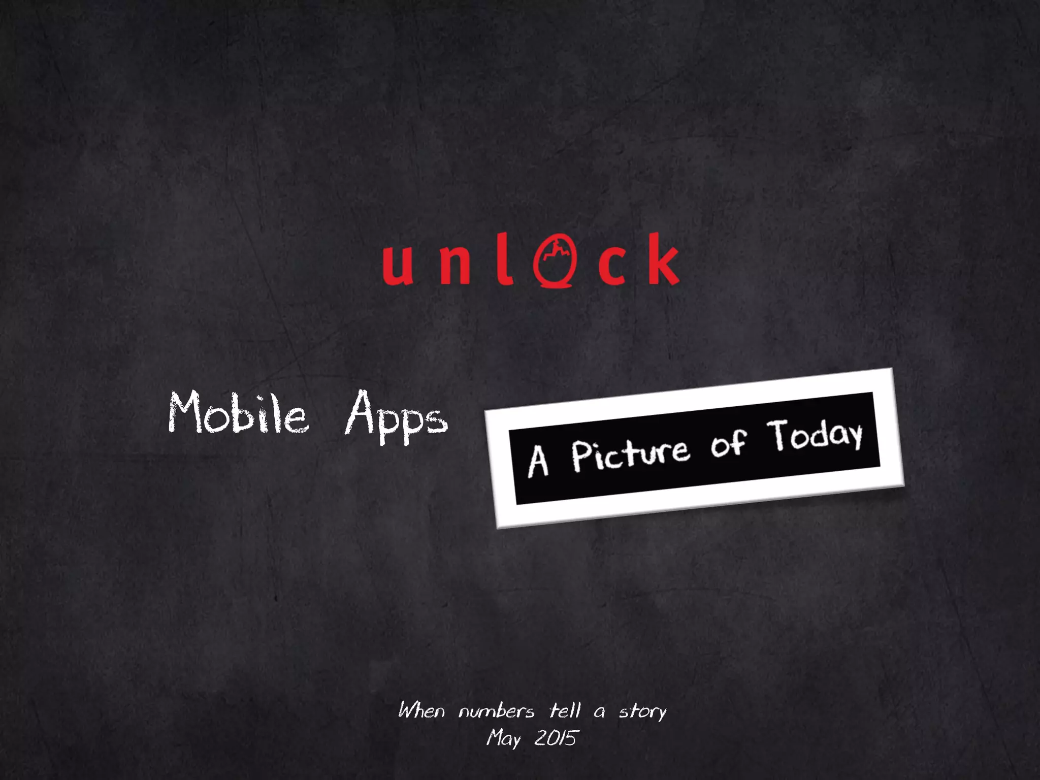 –Mobile Apps
When numbers tell a story
May 2015
 