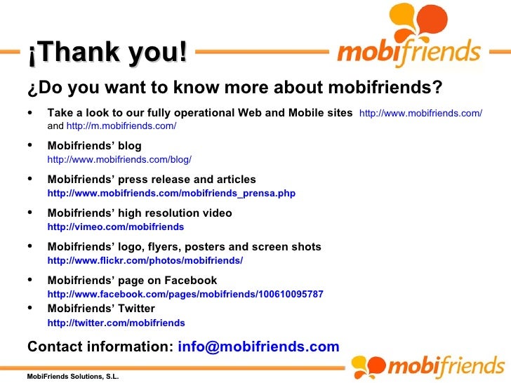 Mobifriends 2018 Mobifriends 2018