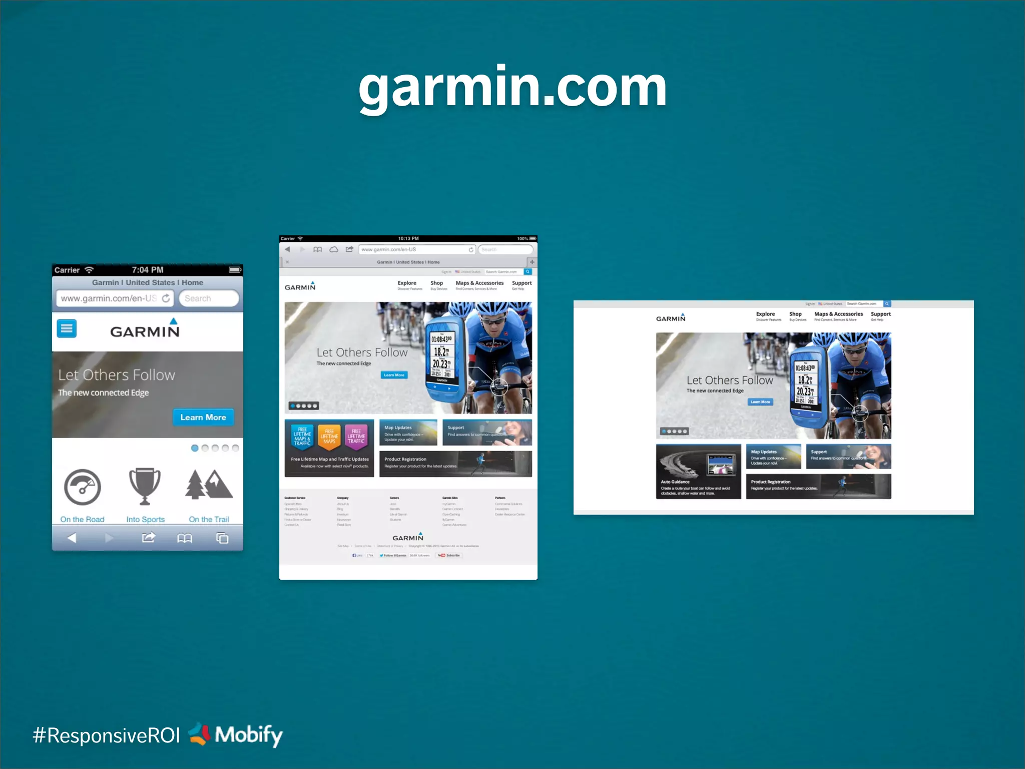 garmin.com
#ResponsiveROI
 