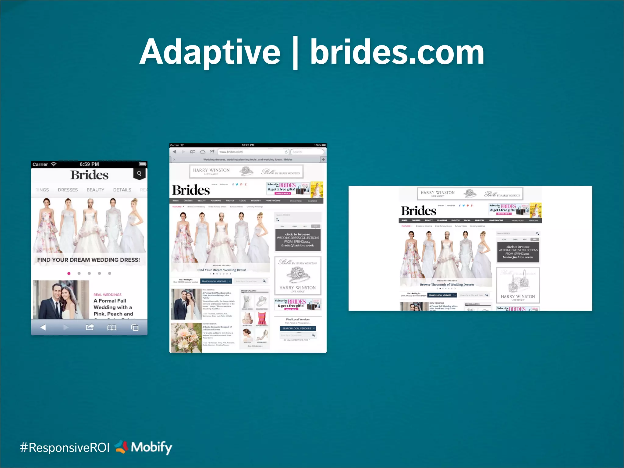 Adaptive | brides.com
#ResponsiveROI
 