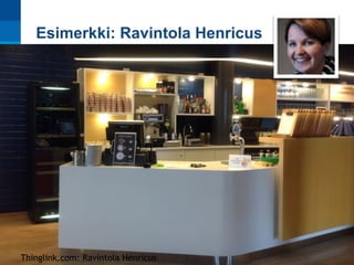 Esimerkki: Ravintola Henricus
Thinglink.com: Ravintola Henricus
 