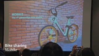 Bike sharing
Mobike
 