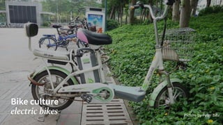 Bike culture
electric bikes Picture by Peter Bihr
 