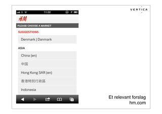 Et relevant forslag
hm.com
 