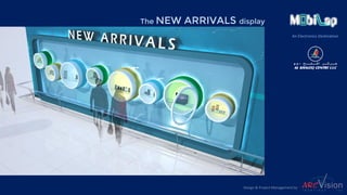 An Electronics Destination
The NEW ARRIVALS display
Design & Project Management by
 