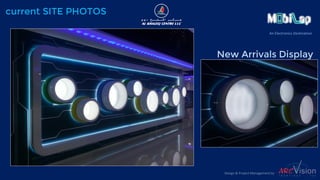 New Arrivals Display
current SITE PHOTOS
Design & Project Management by
An Electronics Destination
 