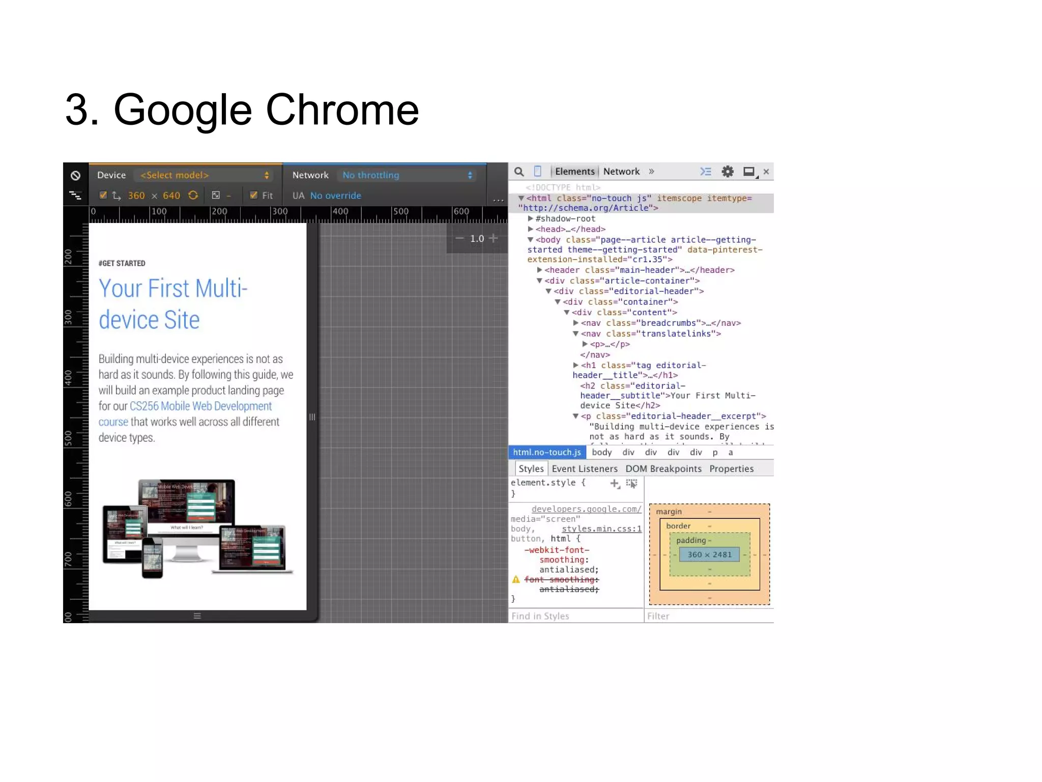 3. Google Chrome
 