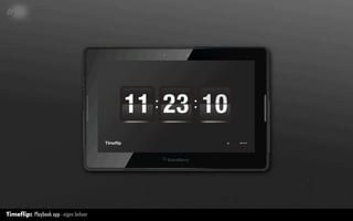 Time ip: Playbook app - eigen beheer
 