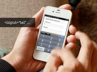 <input="tel" ...
 