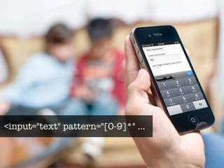 <input="text" pattern="[0-9]*" ...
 