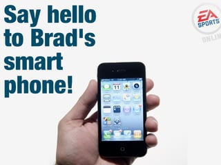 Say hello
to Brad's
smart
phone!

 