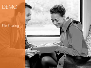 Next Iteration | Gesellschaft für Software Engineering mbH | Bahnhofplatz 8 | 76137 Karlsruhe | www.nextiteration.de | +49 (0)721 66 98 98 38
DEMO: Moderne Teamsites
DEMO
File Sharing
 