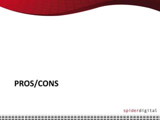 PROS/CONS
 