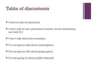 Advertising on the mobile phone