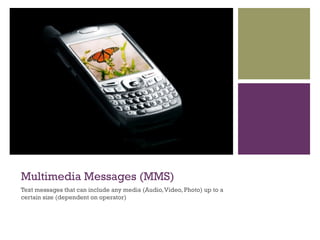 Advertising on the mobile phone