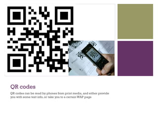 Advertising on the mobile phone