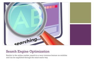 Advertising on the mobile phone