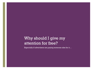 Advertising on the mobile phone