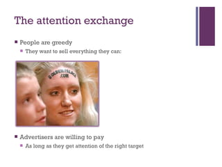 Advertising on the mobile phone