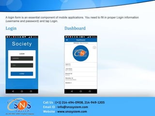 Mobile app development 