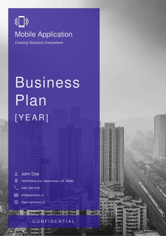 mobile app business plan pdf