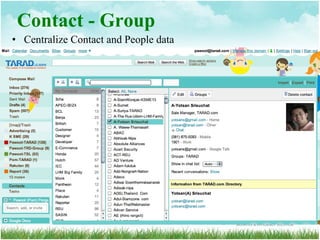Contact - Group Centralize Contact and People data 
