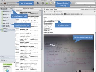 Search  หาข้อมูลได้ ง่ายมากๆ Free 60 Mb/month แบ่งโน็ตออกเป็นเล่มๆ จดได้ง่ายๆ มากๆ ใส่ภาพจากการประชุมได้เลย แชร์กับเพื่อนร่วมงานได้ 