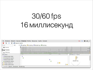 30/60 fps
16 миллисекунд
 
