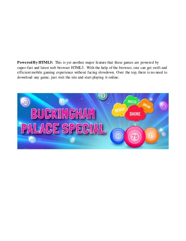 Palace bingo play online