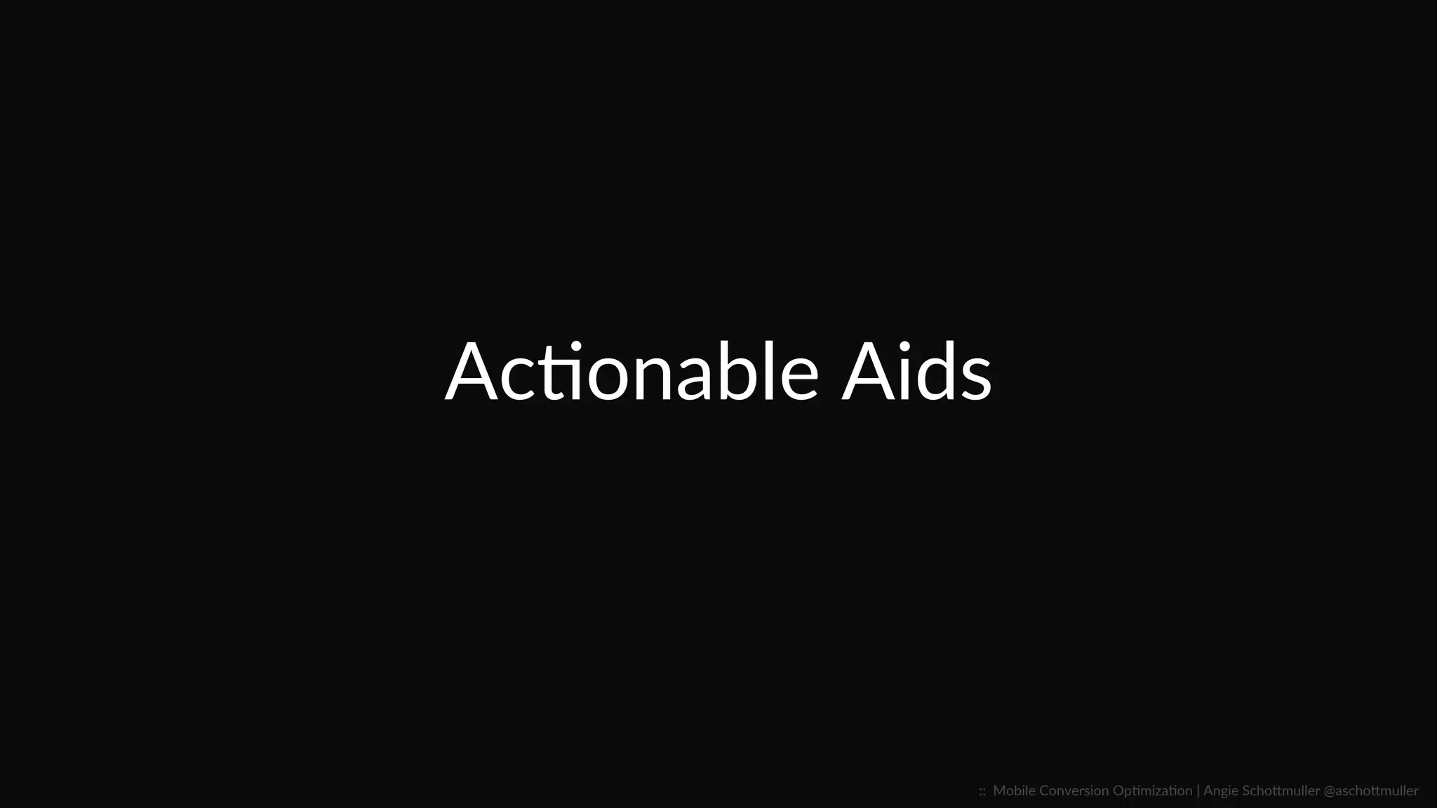 Reference:  Red  Wing  Shoes  Spring  Sale  2015  
CREDIBILITY  
SubsLtute  the  Facebook  Facepile  plugin  with  “staLc”  
text  and  an  image  replica  for  social  proof.  
::    Mobile  Conversion  OpCmizaCon  |  Angie  SchoJmuller  @aschoJmuller  
 