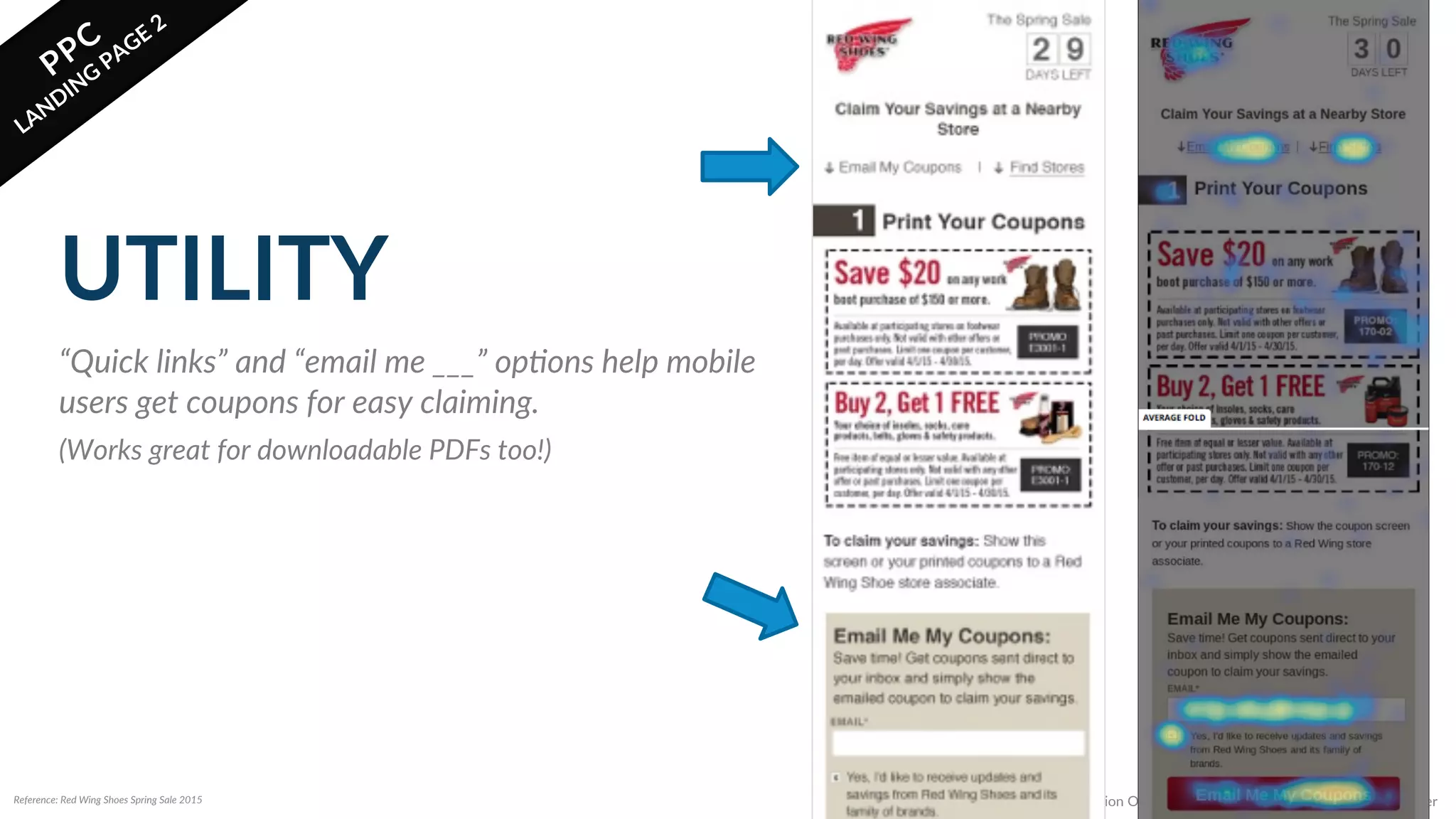 Reference:  Red  Wing  Shoes  Spring  Sale  2015   ::    Mobile  Conversion  OpCmizaCon  |  Angie  SchoJmuller  @aschoJmuller  
 