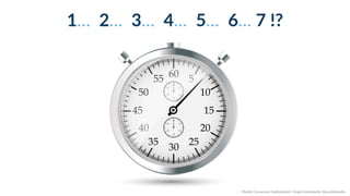 1…    2…    3…    4…    5…    6…  7  !?  
::    Mobile  Conversion  OpCmizaCon  |  Angie  SchoJmuller  @aschoJmuller  
 